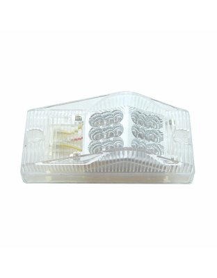 LED Reflector Light (Park, Turn &amp; Clearance) - Amber LED/Clear Lens| Part Number: 38579