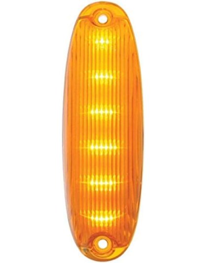 6 Amber LED Cab Light For 2008-2017 Freightliner Cascadia - Amber Lens | Part Number: 37554