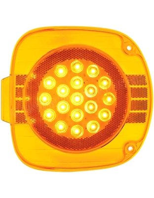 LED Turn Signal Light For 1996-2010 Freightliner Century - Amber LED/Amber Lens | Part Number: 38928