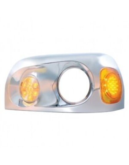 LED Turn Signal Light For 1996-2010 Freightliner Century - Amber LED/Amber Lens | Part Number: 38928