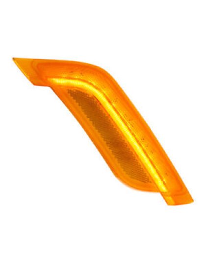 12 Amber LED Fender Turn Signal Light For Peterbilt 579 (2014-2019)&amp; 587 (2011-2019)- Passenger, Amber Lens  | Part Number: 36396