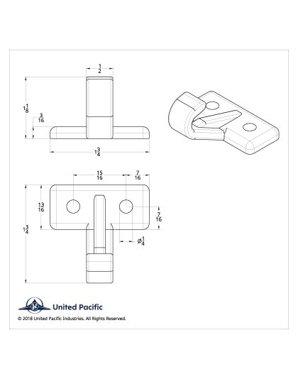  Chrome Plastic Sun Visor Hooks For Kenworth W900 (1990-2005) And T800/T600 (1986-2005) (2-Pack) | Part Number: 40862