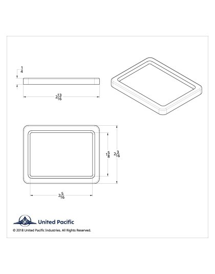 Center Dash Indicator Bezel For Kenworth- Manual | Part Number: 41075