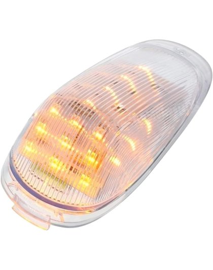 19 LED Grakon 2000 Cab Light - Amber LED/Clear Lens | Part Number: 39953