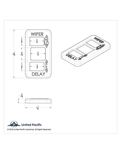 Freightliner Wiper Switch Trim | Part Number: 41948