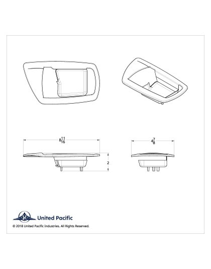 Door Handle Trims For 2006  Kenworth (Pair) | Part Number: 41411