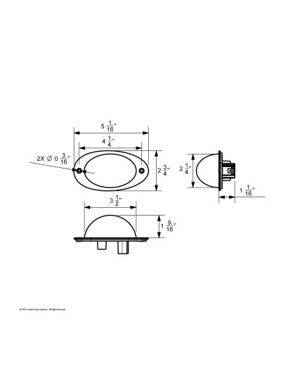 LED Turn Signal Light For 2008-2017 Freightliner Cascadia - Dome Lens, Amber LED/Clear Lens | Part Number: 37078