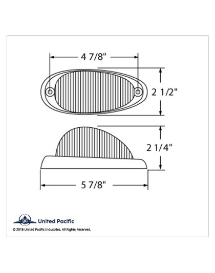 15 LED Freightliner Sleeper Light (Clearance/Marker) - Amber LED/Clear Lens | Part Number: 38449