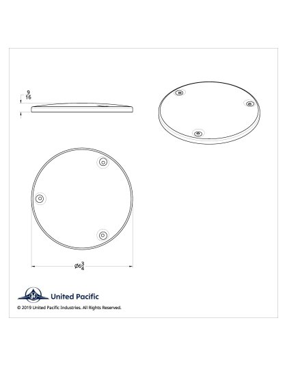  Chrome 6-3/4&quot; Round Speaker Cover For Various Freightliner &amp; Kenworth Models (Pair)| Part Number: 40913