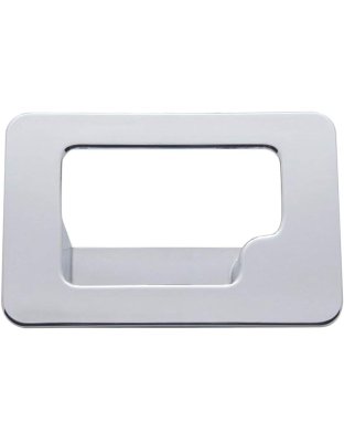 Chrome Plastic Glove Box Latch Trim For Peterbilt 389 (2008 ), 387 (2001-2010), &amp; Kenworth T600 (2002-2006) | Part Number: 41084