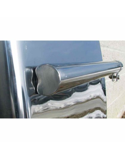 24&quot; Stainless Steel  Quarter Fender Kit with Tube Mounts – 18 Gauge | Rolled Edge | Part Number: TFEN-Q17