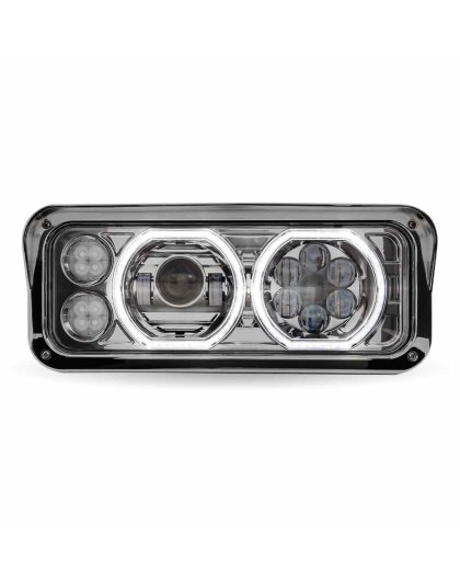 Universal LED Projector Headlight Assembly – Chrome (Passenger Side) | Part Number: TLED-H121