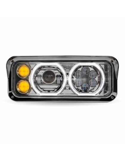 Universal LED Projector Headlight Assembly – Chrome (Passenger Side) | Part Number: TLED-H121