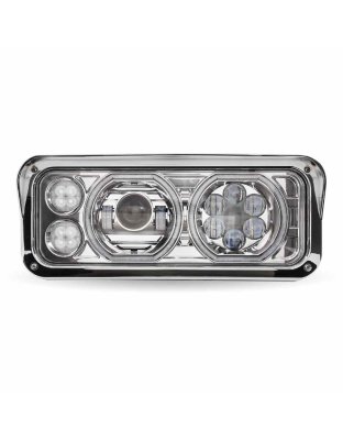 Universal LED Projector Headlight Assembly – Chrome (Passenger Side) | Part Number: TLED-H121