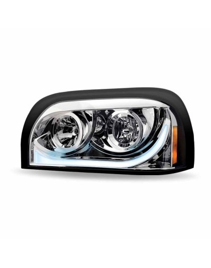 Freightliner Century Halogen Projector Headlight Assembly – Chrome (Driver Side) | Part Number: TLED-H13