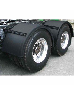 76″ Poly Single Axle Fenders – Polypropylene | Part Number: TFEN-S17