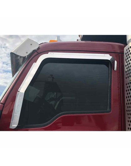 Kenworth Long Hood Door Window Shades – Convex Mirror | Part Number: TK-1438