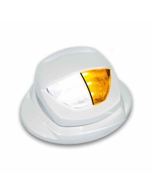 White Courtesy &amp; Amber Marker Auxiliary Mini Step LED – Kenworth OE Plug| Part Number: TLED-K10