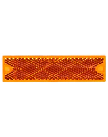 Amber Rectangle Reflector | Part Number: 98003Y