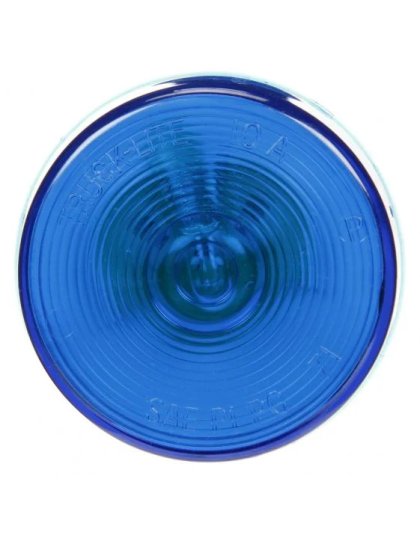 2.5&quot; Round Flat Blue Incandescent Marker Light | Part Number: 10202B