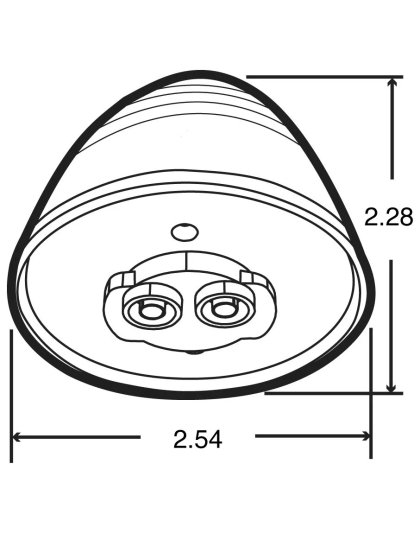 LED Red Beehive Marker Clearance Light | Part Number: 10276R