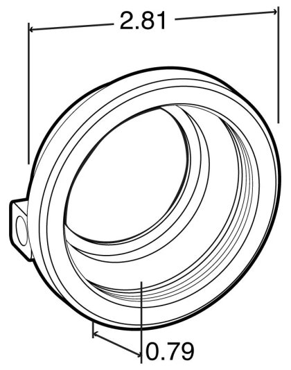 2&quot; Closed Back Grommet | Part Number: 30402