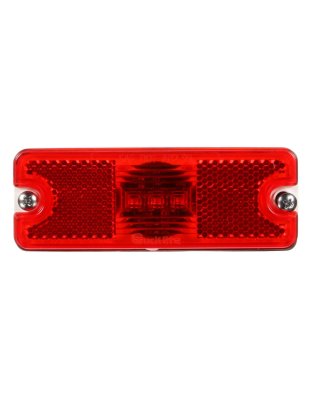 18 Series red LED Rectangular Marker Clearance Light | Part Number: 18050R