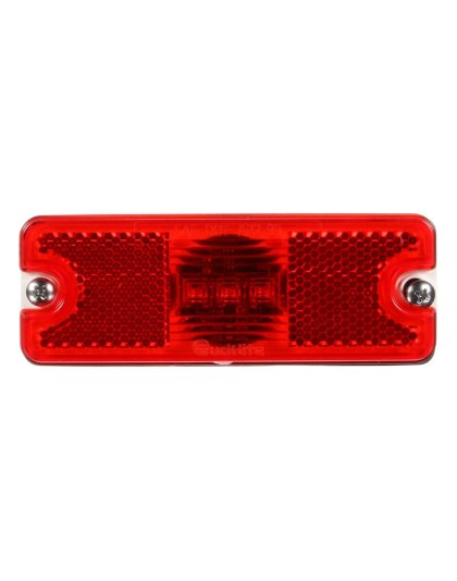 18 Series red LED Rectangular Marker Clearance Light | Part Number: 18050R