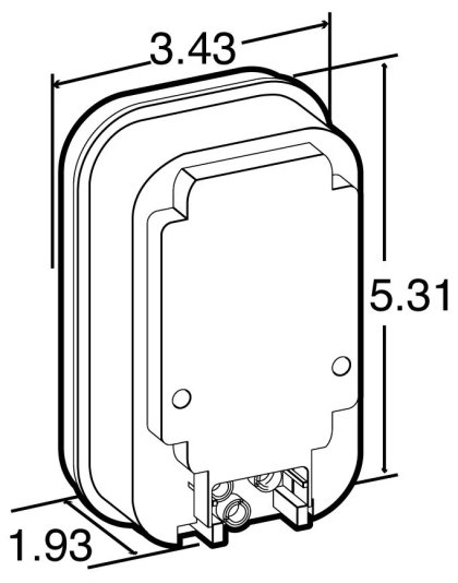 Super 45 Reflectorized Incandescent Back-Up Light | Part Number: 45204