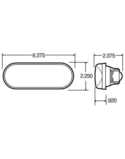 60 Series Backup Light | Part Number: 60004