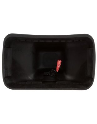 Black Rubber Rectangular Housing Only | Part Number: 97989