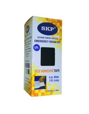 5′ x 6″ Black Tarp Repair Tape | Part Number: SKP305