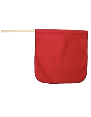 18&quot; Red Cotton Staff Flag | Part Number: FS200C