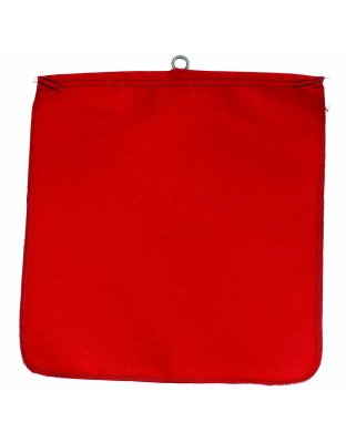 16&quot; Red Cotton Flag on Wire with Loop | Part Number: FW-200B