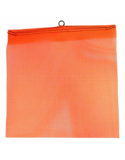 18&quot; Orange Mesh Flag on Wire with Loop | Part Number: FW400C