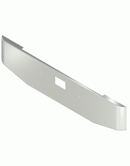 Peterbilt 379 20&quot; Tapered Rolled End Bumper | Part Number: HC-0010-31