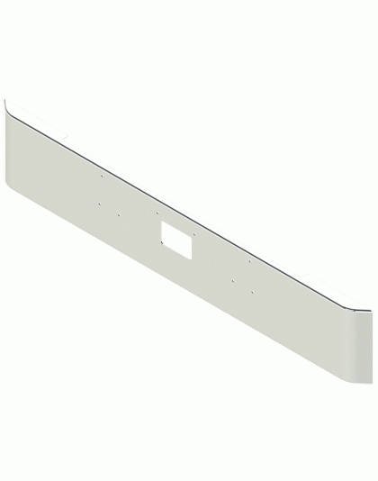 Peterbilt 379 16&quot; Texas Square End Bumper | Part Number: HC-0010-05