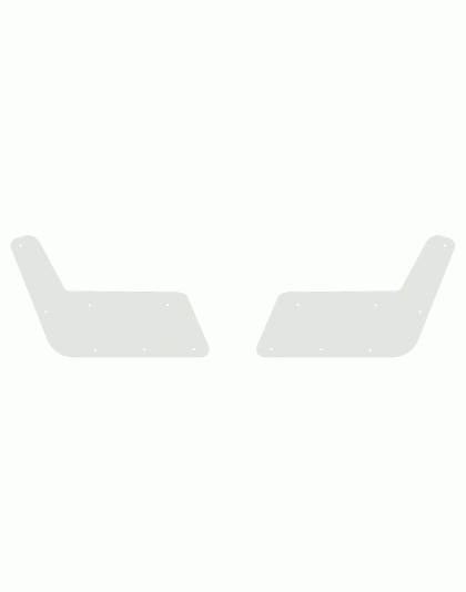 Stainless Steel Top Plates for HX Bumper 2007  367 | Part Number: HX-VP-SS