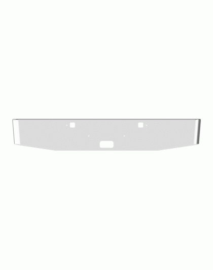 Kenworth 900B 2011 and Newer 16&quot; Taper Chrome Bumper | Part Number: FT-0210-02