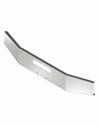 Kenworth T800 Conventional Tapered 14&quot; with 7&quot; Break Back Bumper | Part Number: FG-0091-26