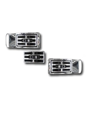 Kenworth Right and Left Chrome Vent Trim | Part Number: 0435/436-HVK