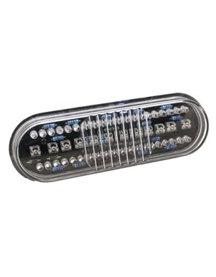 6&quot; Oval Amber LED Front Park/Turn with Clear Lens | Part Number: L15-0035