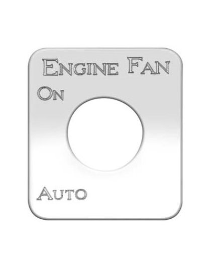 Kenworth Switch Plate Engraved Engine Fan | Part Number: WP-KS28