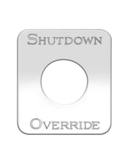 Kenworth Switch Plate Shut Down Override| Part Number: WP-KS60