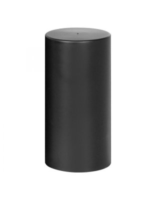 33mm X 4-1/4&quot; Matte Black Tall Cylinder Nut Covers - Thread-On Part Number: 10190B