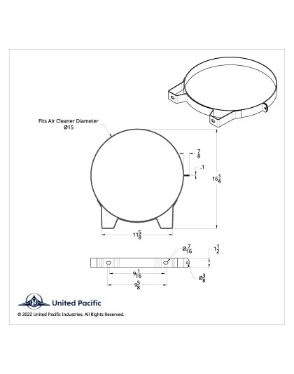 Kenworth Air Cleaner Mounting Strap | Part Number: 28211B