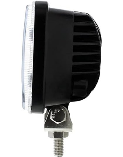 8 High Power LED Rectangular Work Light With Chrome Reflector | Part Number: 36507