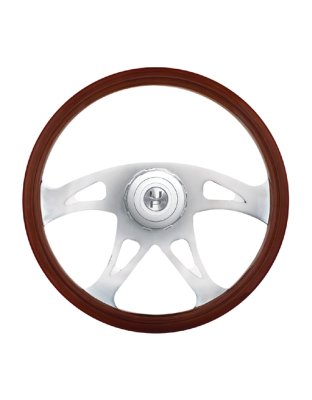 18&quot; Boss Wood Wheel Kenworth 03  &amp; Peterbilt 06 | Part Number: 88179