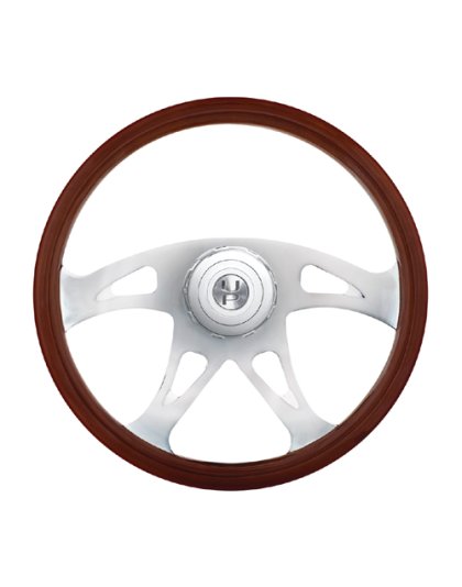 18&quot; Boss Wood Wheel Kenworth 03  &amp; Peterbilt 06 | Part Number: 88179