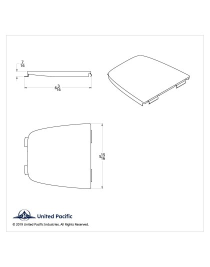 Freightliner Chrome Door Speaker Mesh Cover | Part Number: 40880